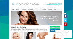 Desktop Screenshot of jscosmeticsurgery.co.uk